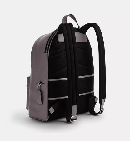 Coach Taylor Backpack 'Pebbled Leather Silver Graphite'