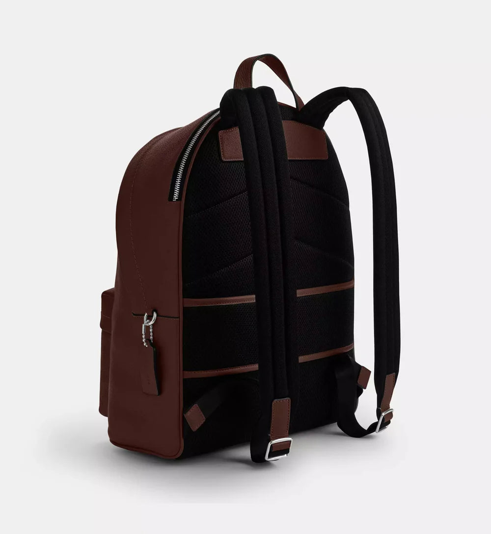 Coach Taylor Backpack 'Pebbled Leather Silver Maple'