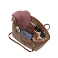 Coach Large City Tote Bag In Maxi Signature Canvas 'Signature Canvas Gold Tan Brown'