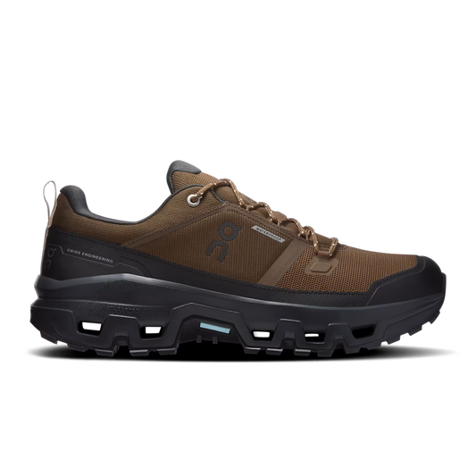 On Running Cloudrock Low Waterproof 'Earth Black'