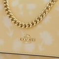 Coach Mini Klare Crossbody Bag With Floral Print 'Pebbled Leather Gold Washed Yellow'