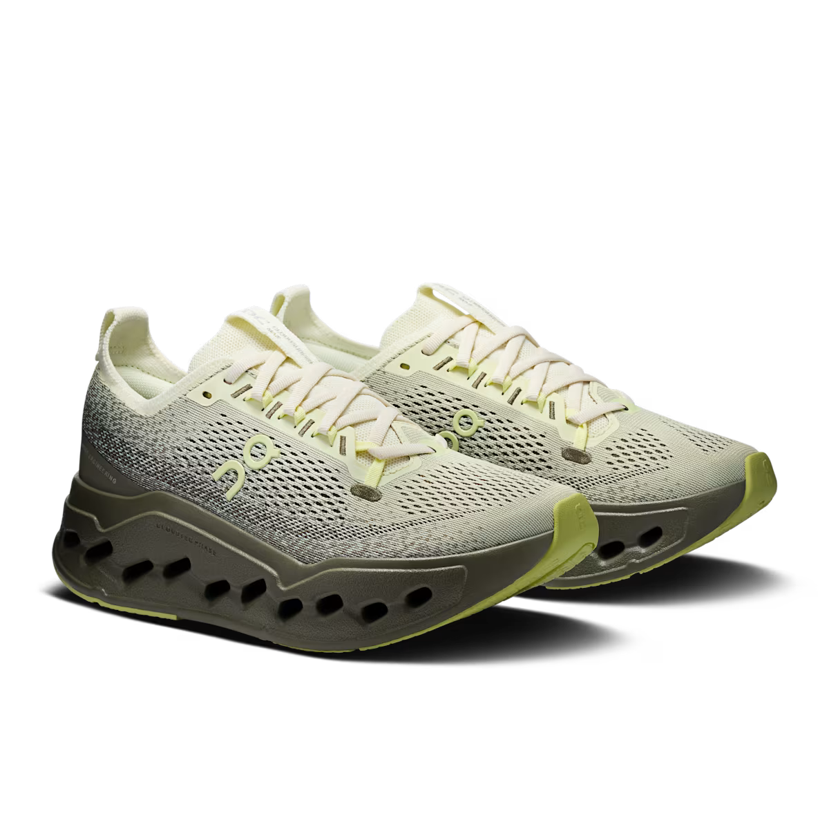 On Running Cloudsurfer Max Wide 'Seedling Olive'