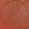 KarlLagerfeld Kcircle Perforated Small Tote Bag Red Brick