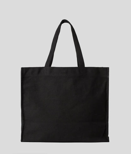 KarlLagerfeld Logo Canvas Shopper Black