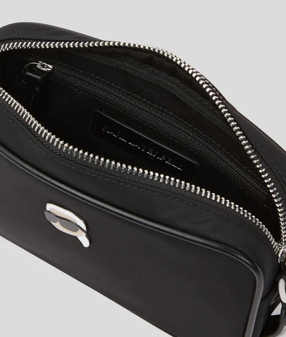 KarlLagerfeld Ikon Nylon Camera Bag Black