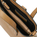 KarlLagerfeld Kautograph Padlock Mini Tote Bag Caramel