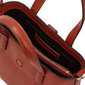 KarlLagerfeld Kautograph Padlock Mini Tote Bag Red Brick
