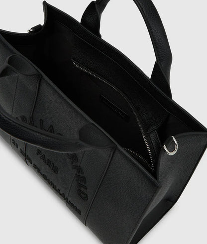 KarlLagerfeld Rue St-Guillaume Medium Tote Bag Black
