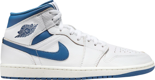 Jordan 1 Mid SE - 'White / Industrial Blue / Sail'