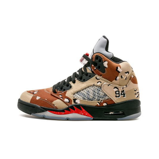 Jordan 5 Retro Supreme Desert Camo