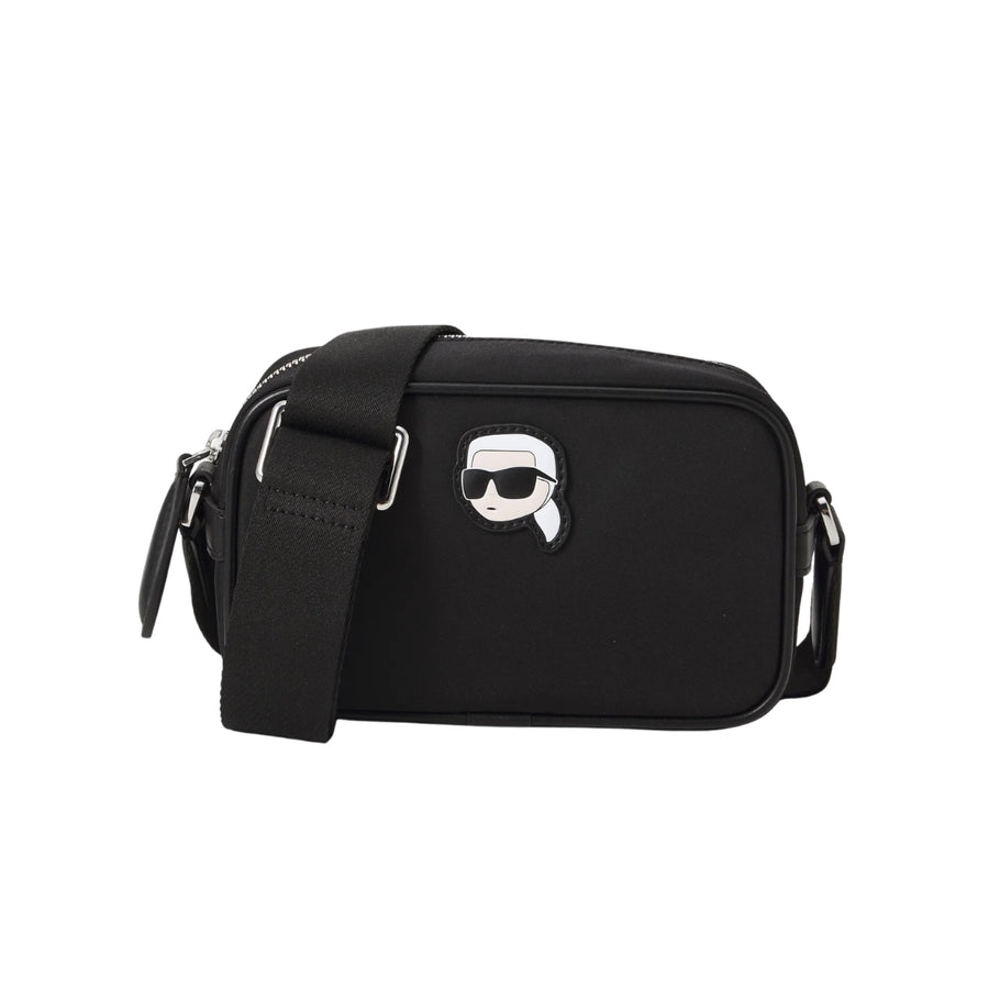 KarlLagerfeld Ikon Nylon Camera Bag Black