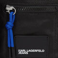 KarlLagerfeld Utility Coated Denim Camera Bag Coated Black Denim