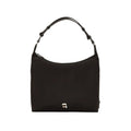 KarlLagerfeld Ikon Nylon Hobo Bag Black