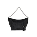 KarlLagerfeld Ikon Monogram Shoulder Bag All Over Print Tonal Black