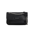 KarlLagerfeld Ikon Monogram Small Shoulder Bag All Over Print Tonal Black
