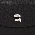 KarlLagerfeld Ikon Pebble Crossbody Bag Black