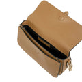 KarlLagerfeld Kautograph Padlock Shoulder Bag Caramel