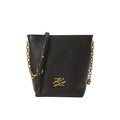 KarlLagerfeld Kautograph Small Bucket Bag Black/Gold
