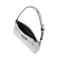 KarlLagerfeld Kkuilt Small Shoulder Bag Silver