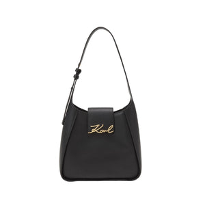 KarlLagerfeld Ksignature Hobo Bag Black