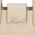 KarlLagerfeld Ksignature Medium Tote Bag Trench Beige