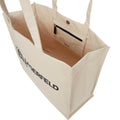 KarlLagerfeld Logo Canvas Shopper Natural