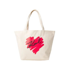KarlLagerfeld Kheart Reversible Shopper Natural