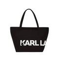 KarlLagerfeld Kessential Oversized Logo Shopper Black/White