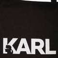 KarlLagerfeld Kessential Oversized Logo Shopper Black/White