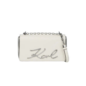KarlLagerfeld Ksignature Small Crossbody Bag Off White
