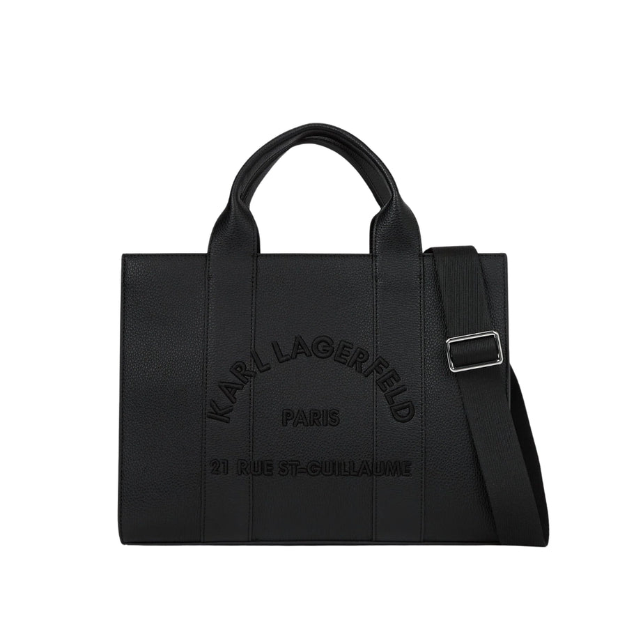 KarlLagerfeld Rue St-Guillaume Medium Tote Bag Black