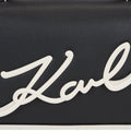 KarlLagerfeld Ksignature Small Crossbody Bag Black/White