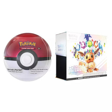Pokemon Prismatic Evolutions Sam's Club Elite Trainer Box And Pokeball