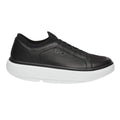 Oofos Club+ Slip-On Leather Shoe White & Black