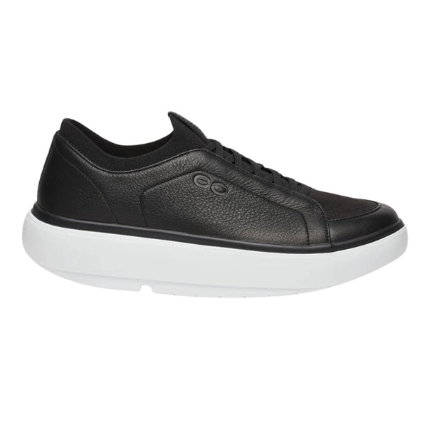 Oofos Club+ Slip-On Leather Shoe White & Black