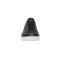 Oofos Club+ Slip-On Leather Shoe White & Black
