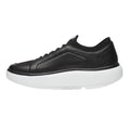 Oofos Club+ Slip-On Leather Shoe White & Black