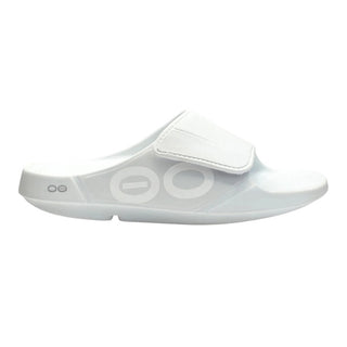 OOFOS OOahh Sport Flex Slide White