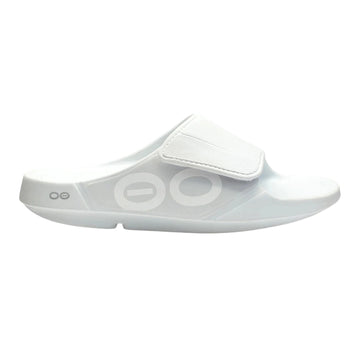 OOFOS OOahh Sport Flex Slide White