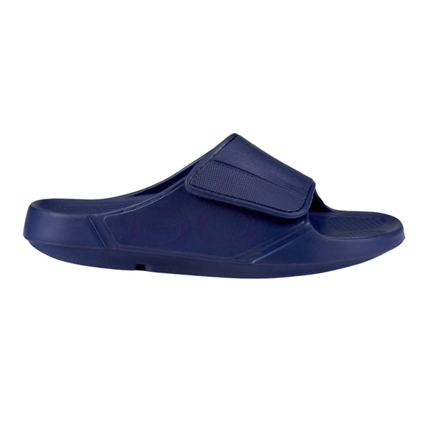 OOFOS OOahh Sport Flex Slide Navy