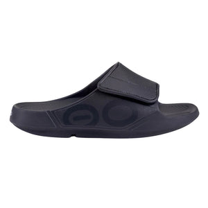 OOFOS OOahh Sport Flex Slide Matte Black