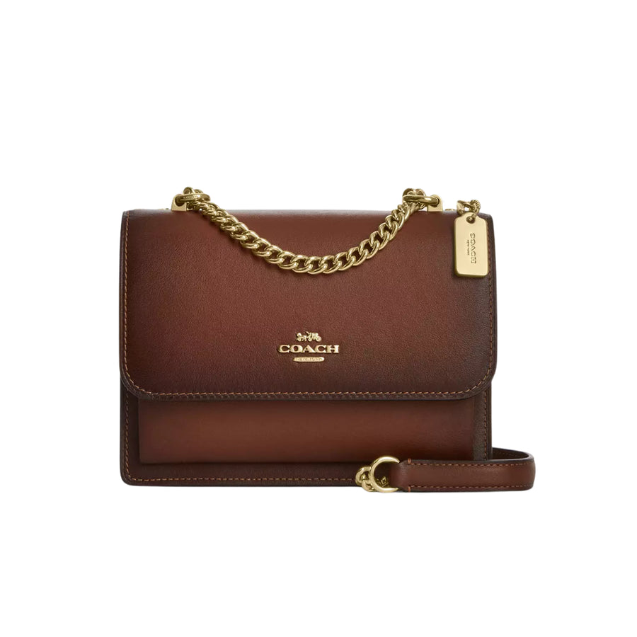 Coach Mini Klare Crossbody Bag 'Smooth Leather Gold Redwood'