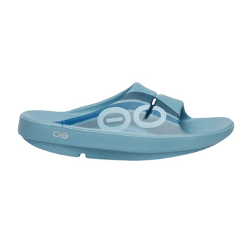 OOFOS OOahh Sport Slide Ocean Blue Wave