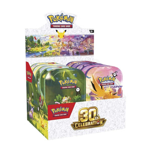 Pokemon 30th Celebration Mini Tins (10 Pack)
