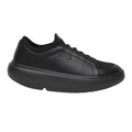 Oofos Club+ Slip-On Leather Shoe Black
