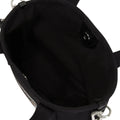 KarlLagerfeld Ikon Small Rhinestone Shopper Black