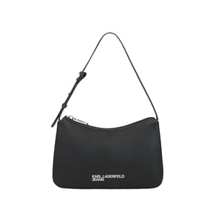 KarlLagerfeld Metal Logo Shoulder Bag Black