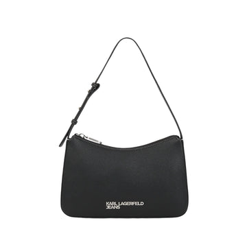 KarlLagerfeld Metal Logo Shoulder Bag Black