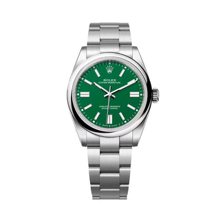 Rolex Oyster Perpetual 41mm Steel Green 134300