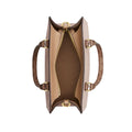 Coach Maggie Small Tote Bag In Blocked Signature Canvas 'Signature Canvas Gold Sand Tan'